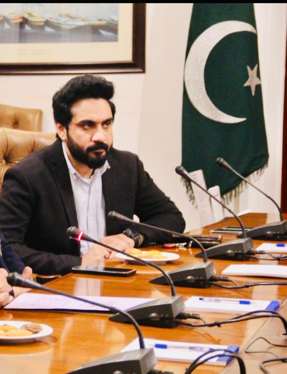 Adv. Babar Ali Hashmi in an official government session, Pakistan