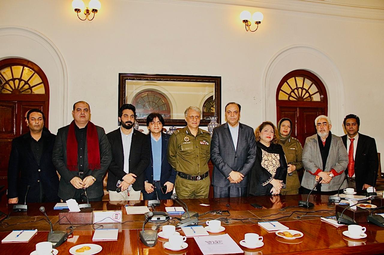 Roundtable with law enforcement and Lahore officials